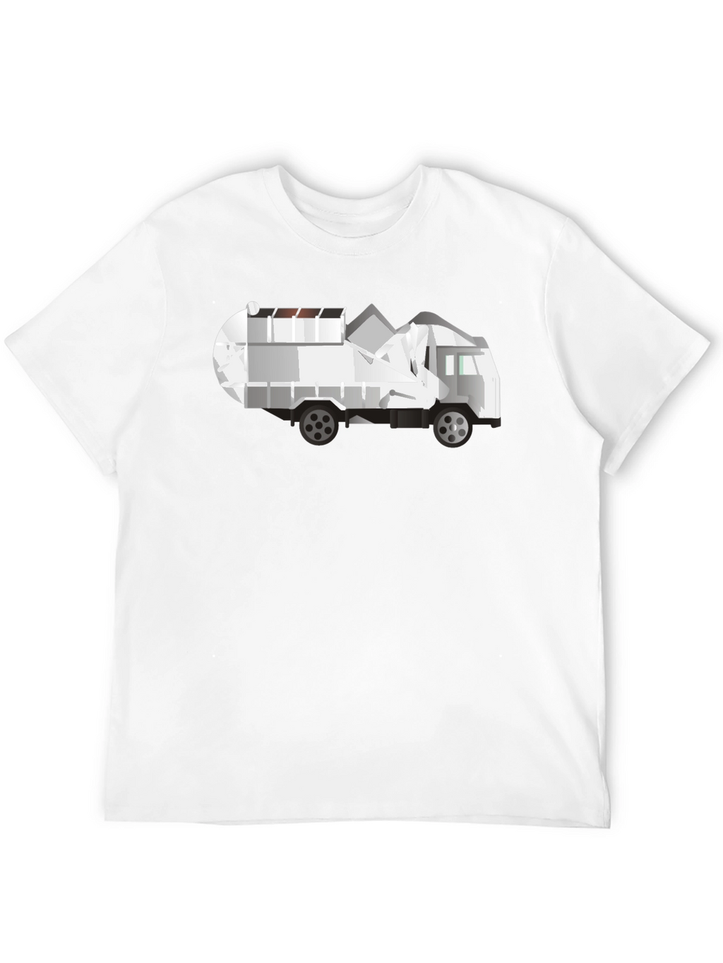 Garbage Truck Graphic T-Shirt - Modern Design