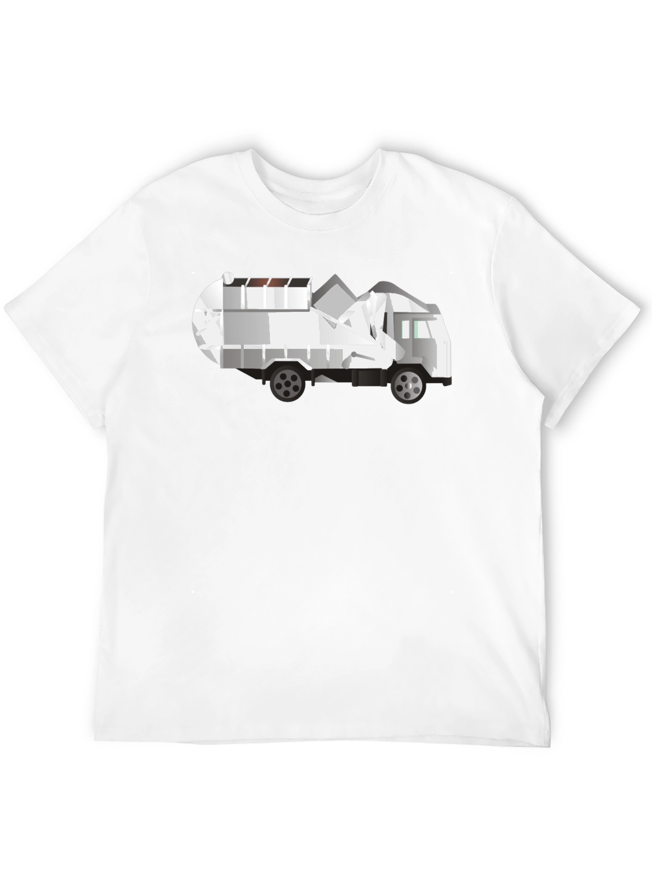 Garbage Truck Graphic T-Shirt - Modern Design
