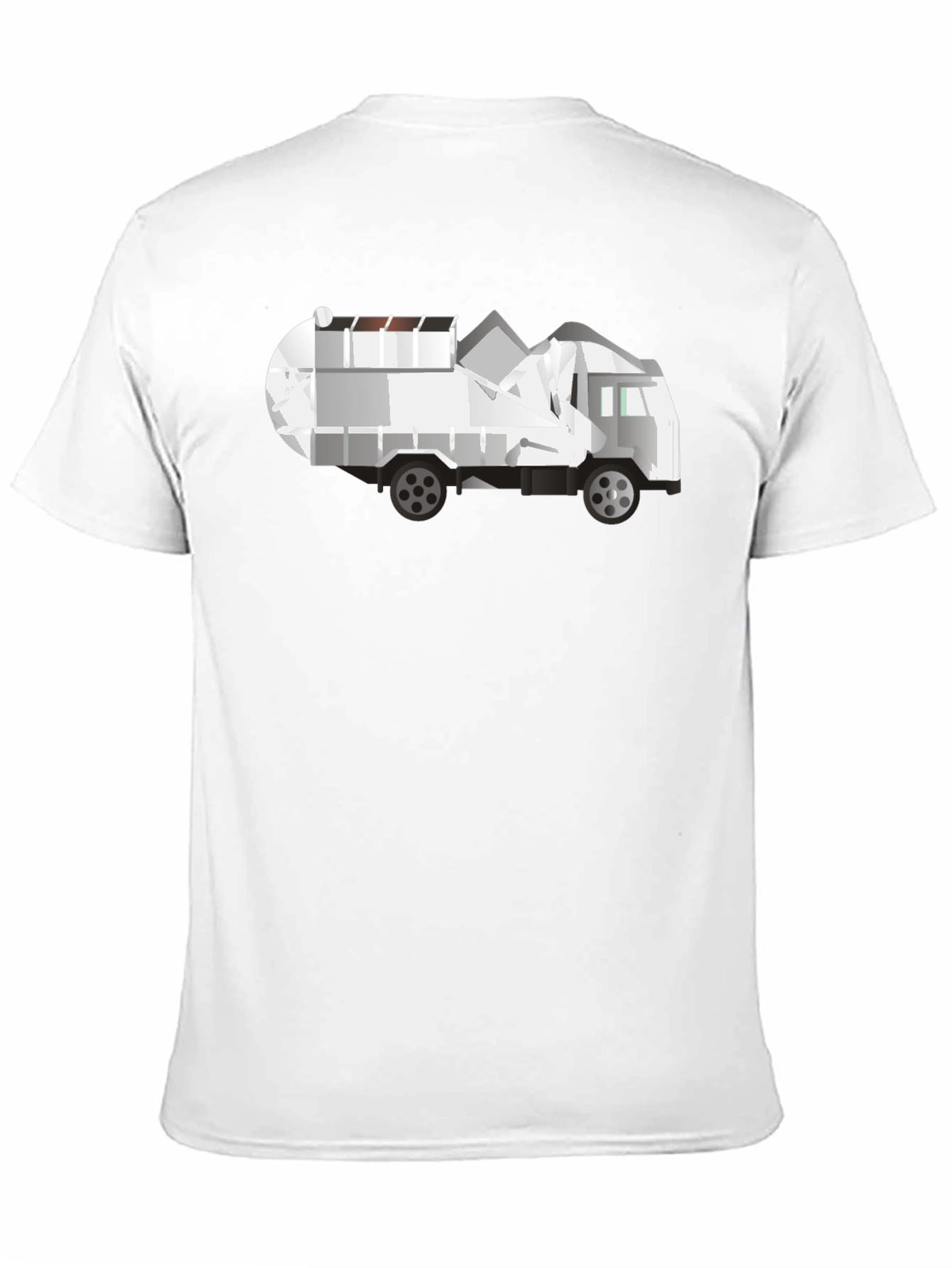 Garbage Truck Graphic T-Shirt - Modern Design