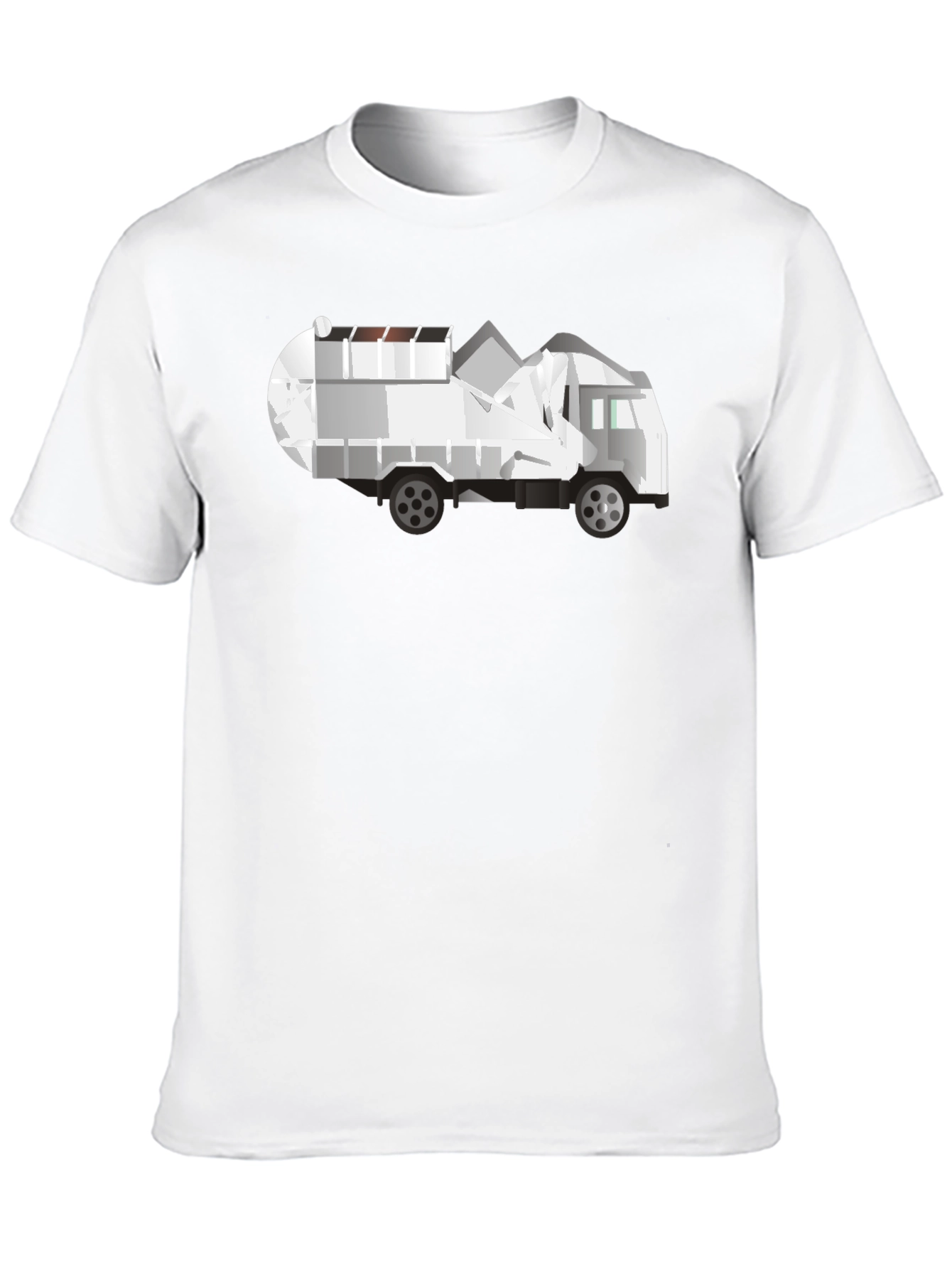 Garbage Truck Graphic T-Shirt - Modern Design