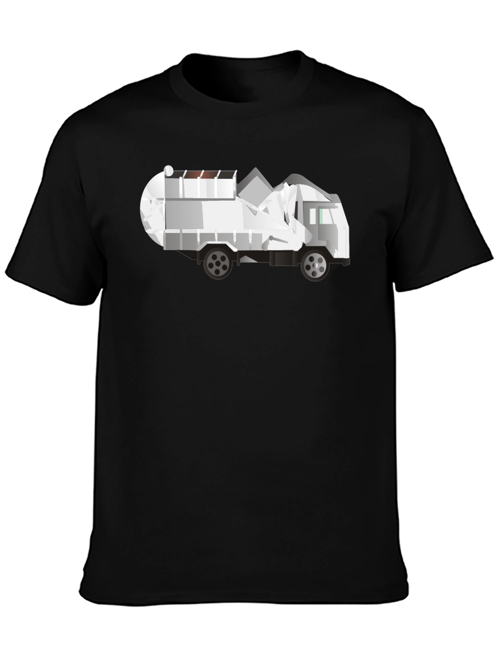 Garbage Truck Graphic T-Shirt - Modern Design