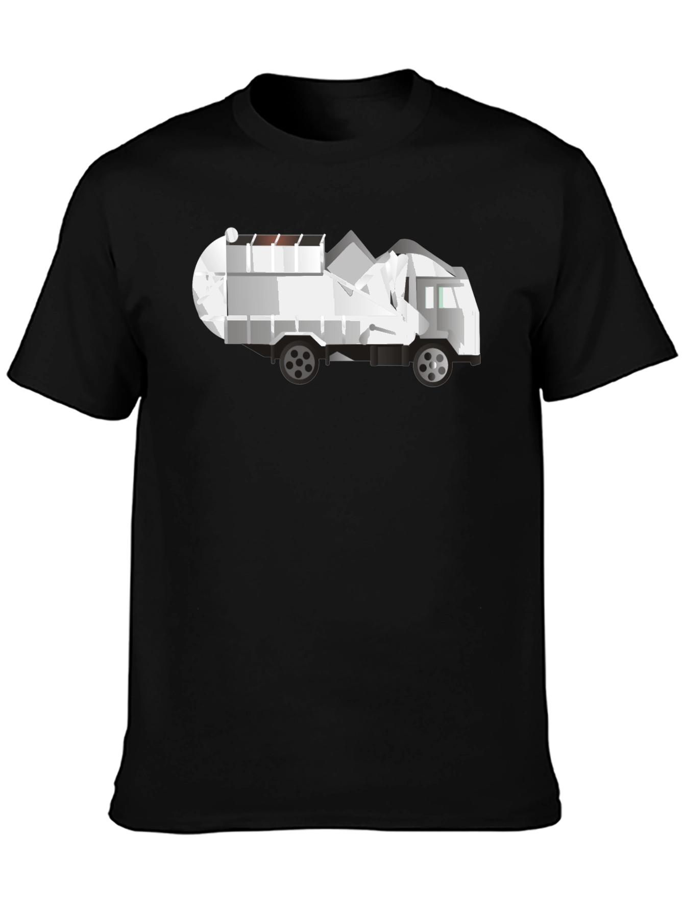 Garbage Truck Graphic T-Shirt - Modern Design