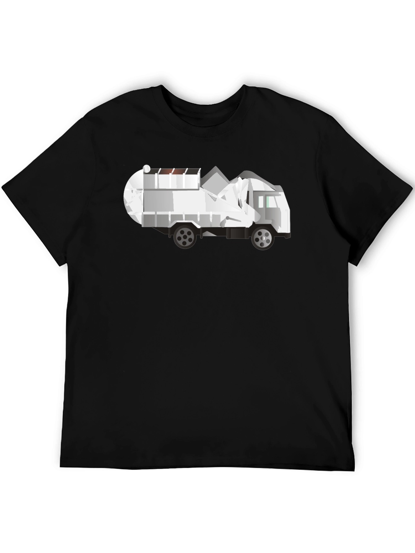 Garbage Truck Graphic T-Shirt - Modern Design