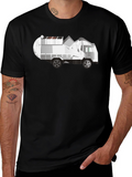 Garbage Truck Graphic T-Shirt - Modern Design