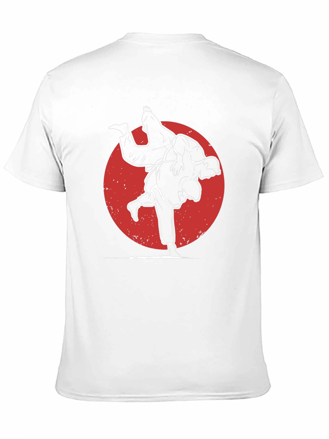 Judo Silhouette Graphic Tee - Martial Arts Style