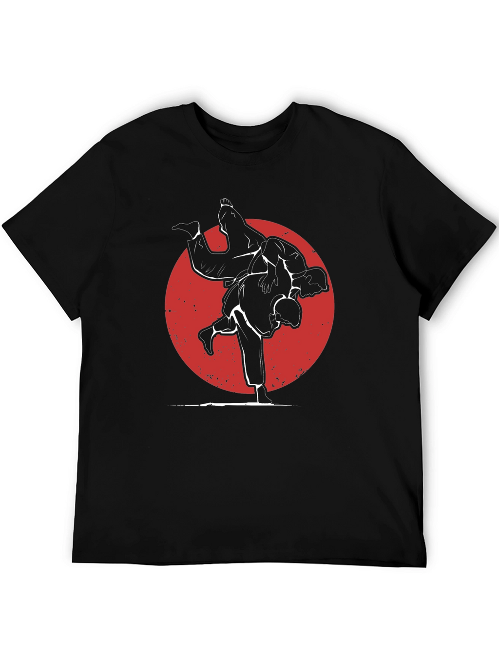 Judo Silhouette Graphic Tee - Martial Arts Style