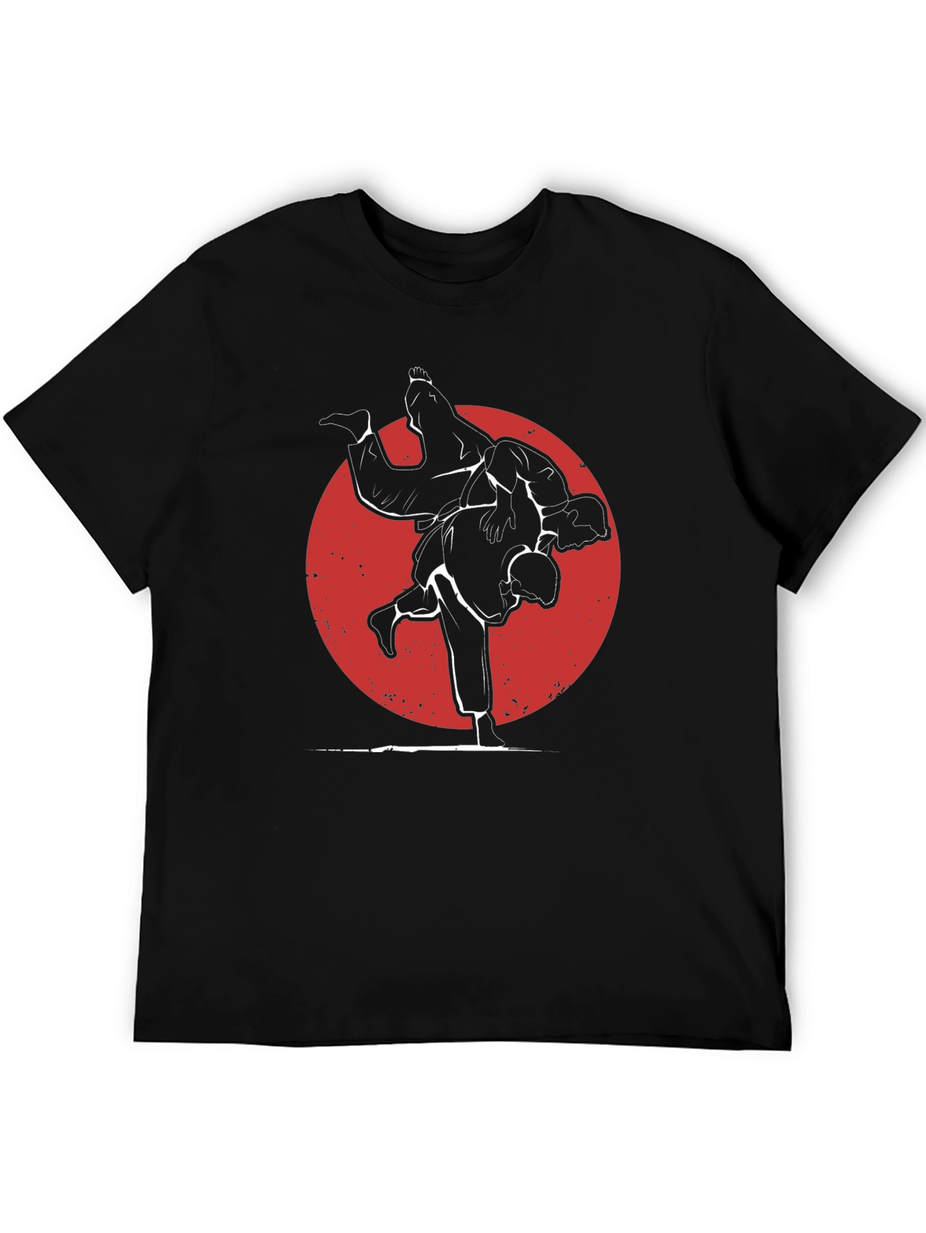 Judo Silhouette Graphic Tee - Martial Arts Style
