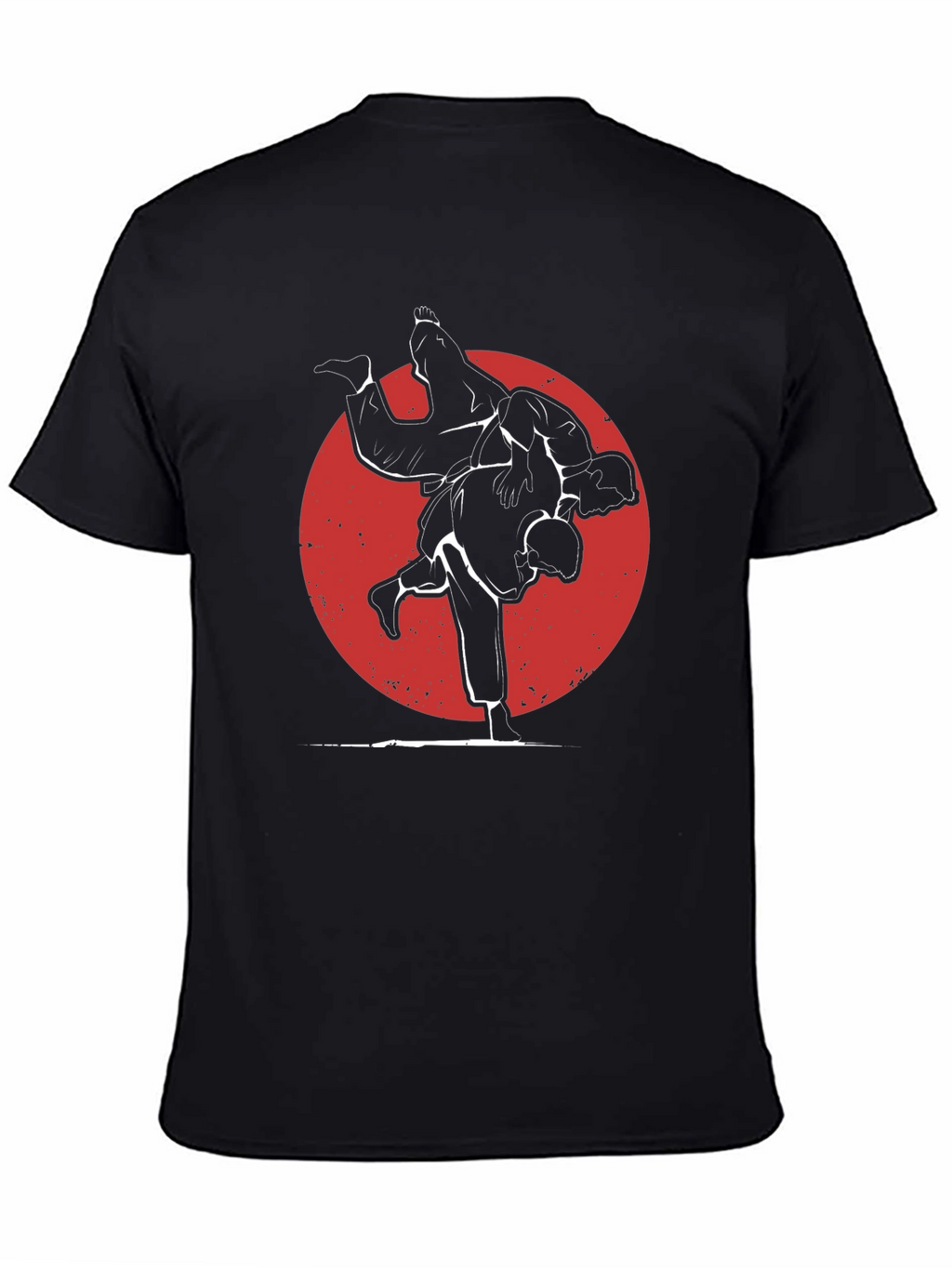 Judo Silhouette Graphic Tee - Martial Arts Style