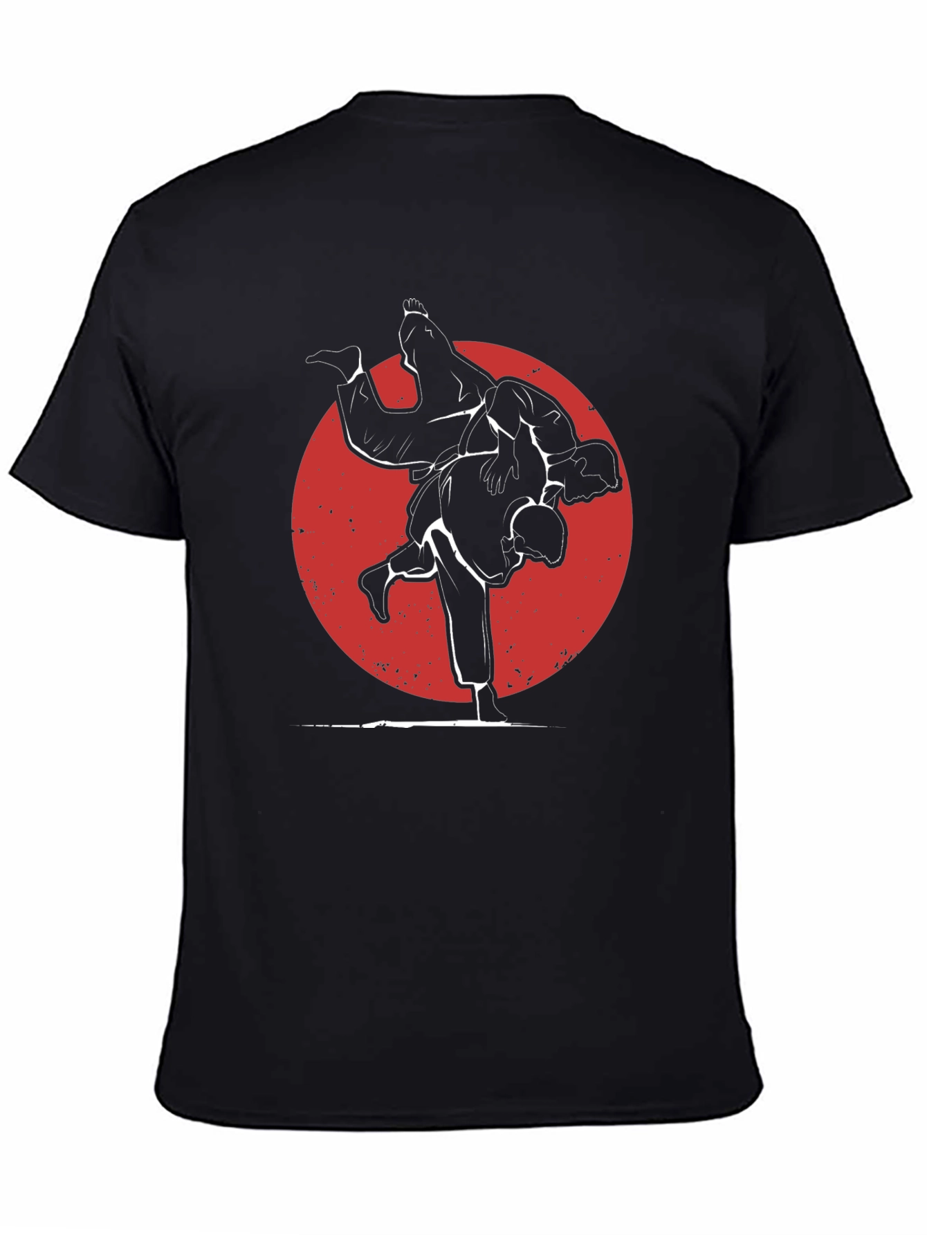 Judo Silhouette Graphic Tee - Martial Arts Style