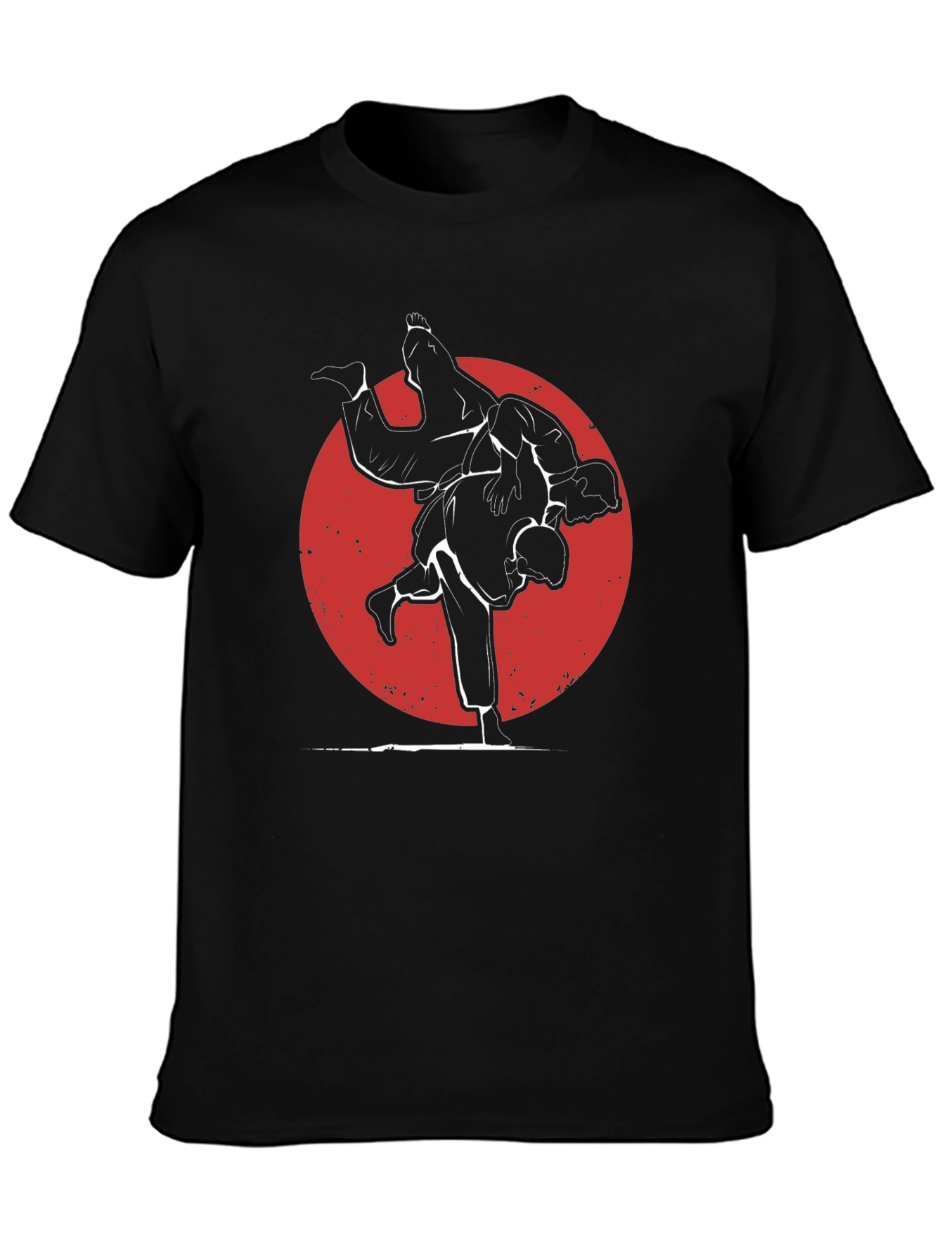 Judo Silhouette Graphic Tee - Martial Arts Style