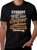 Student Superhero T-Shirt - German Slogan Tee