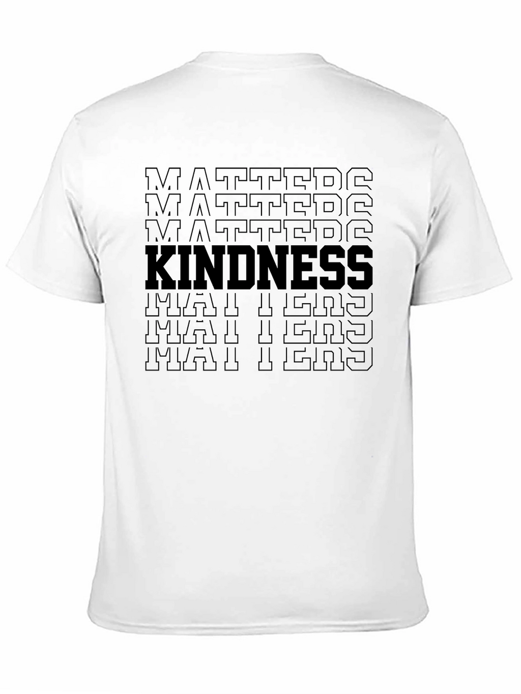 Kindness Matters Black T-Shirt for Men