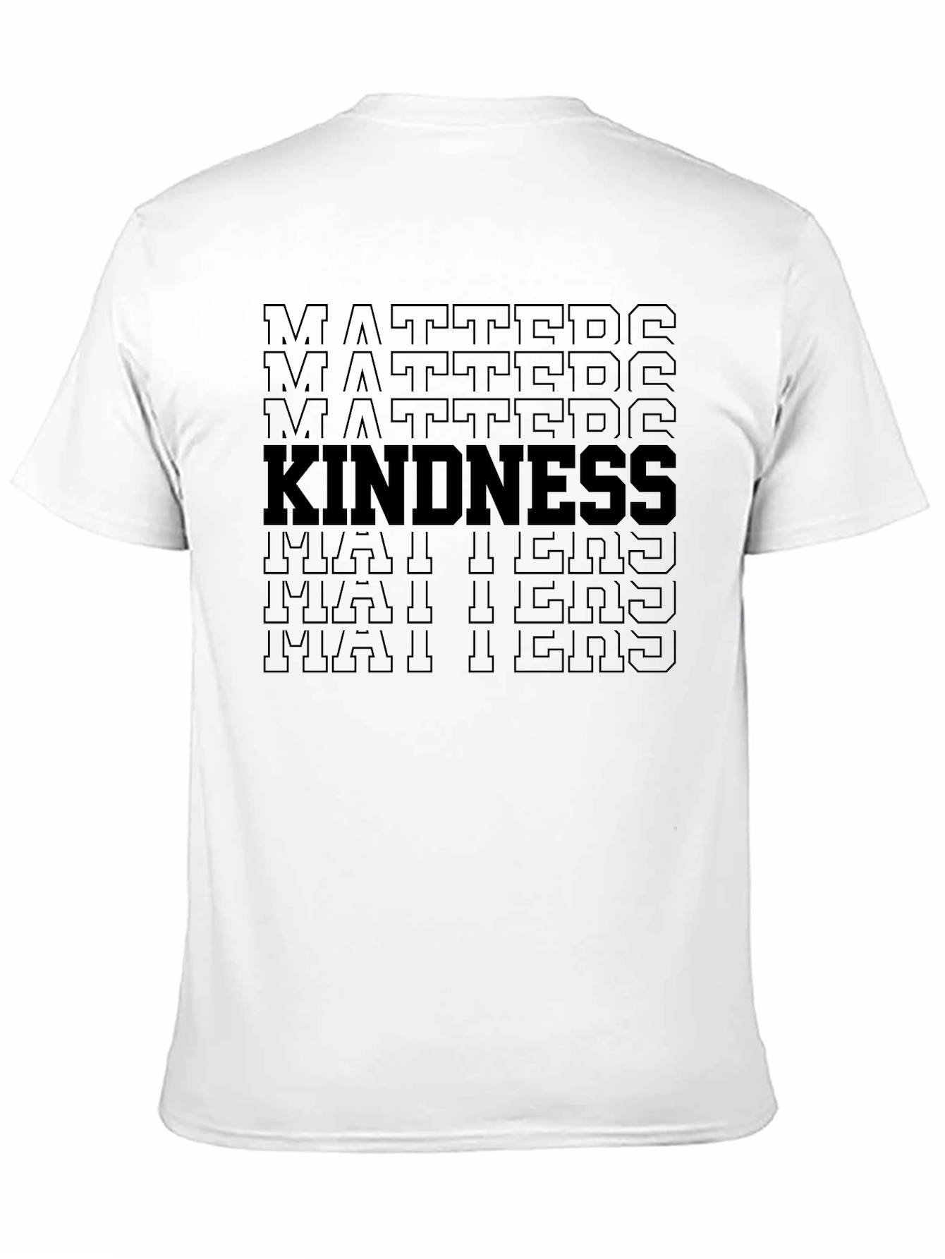 Kindness Matters Black T-Shirt for Men