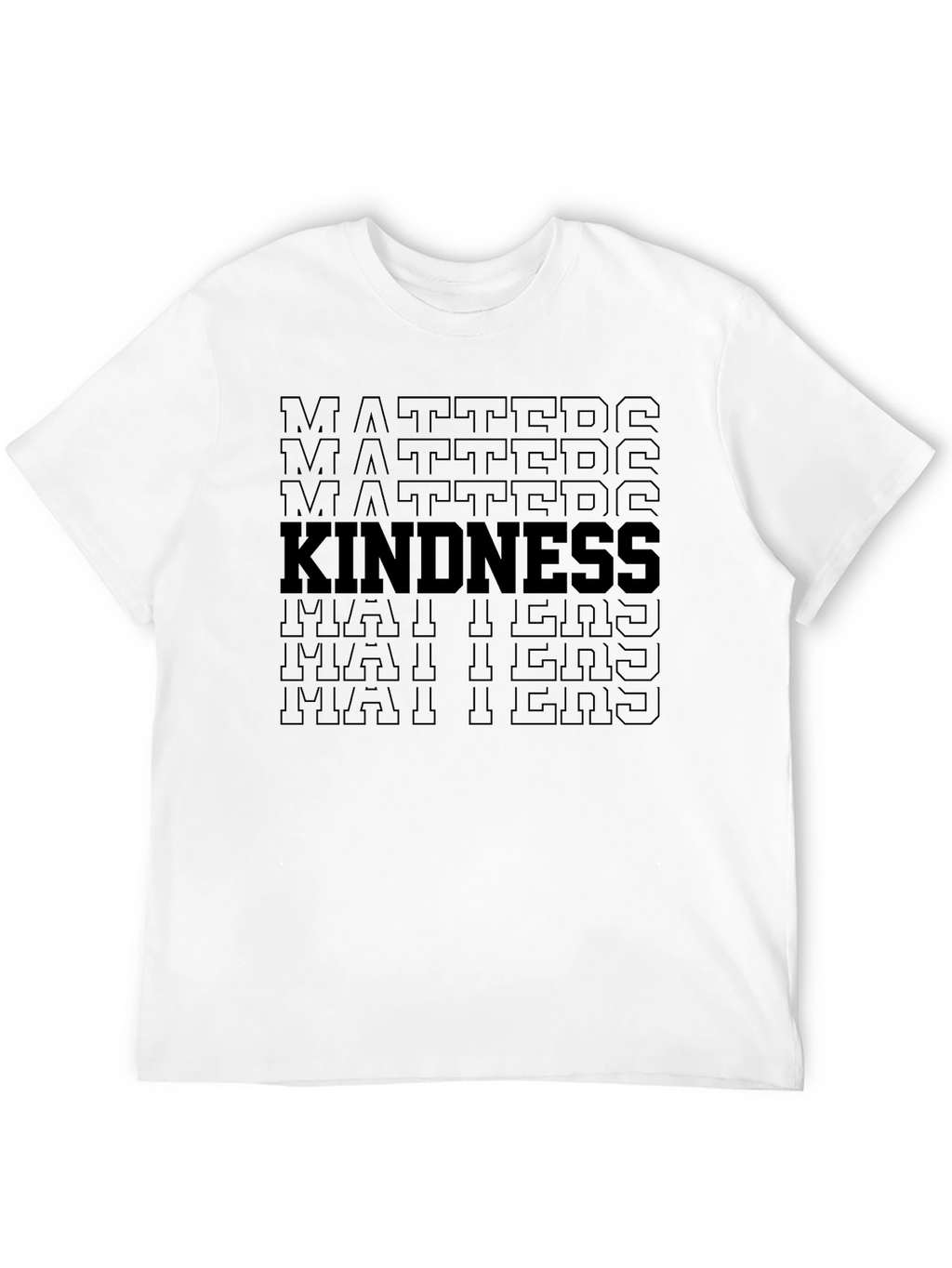Kindness Matters Black T-Shirt for Men