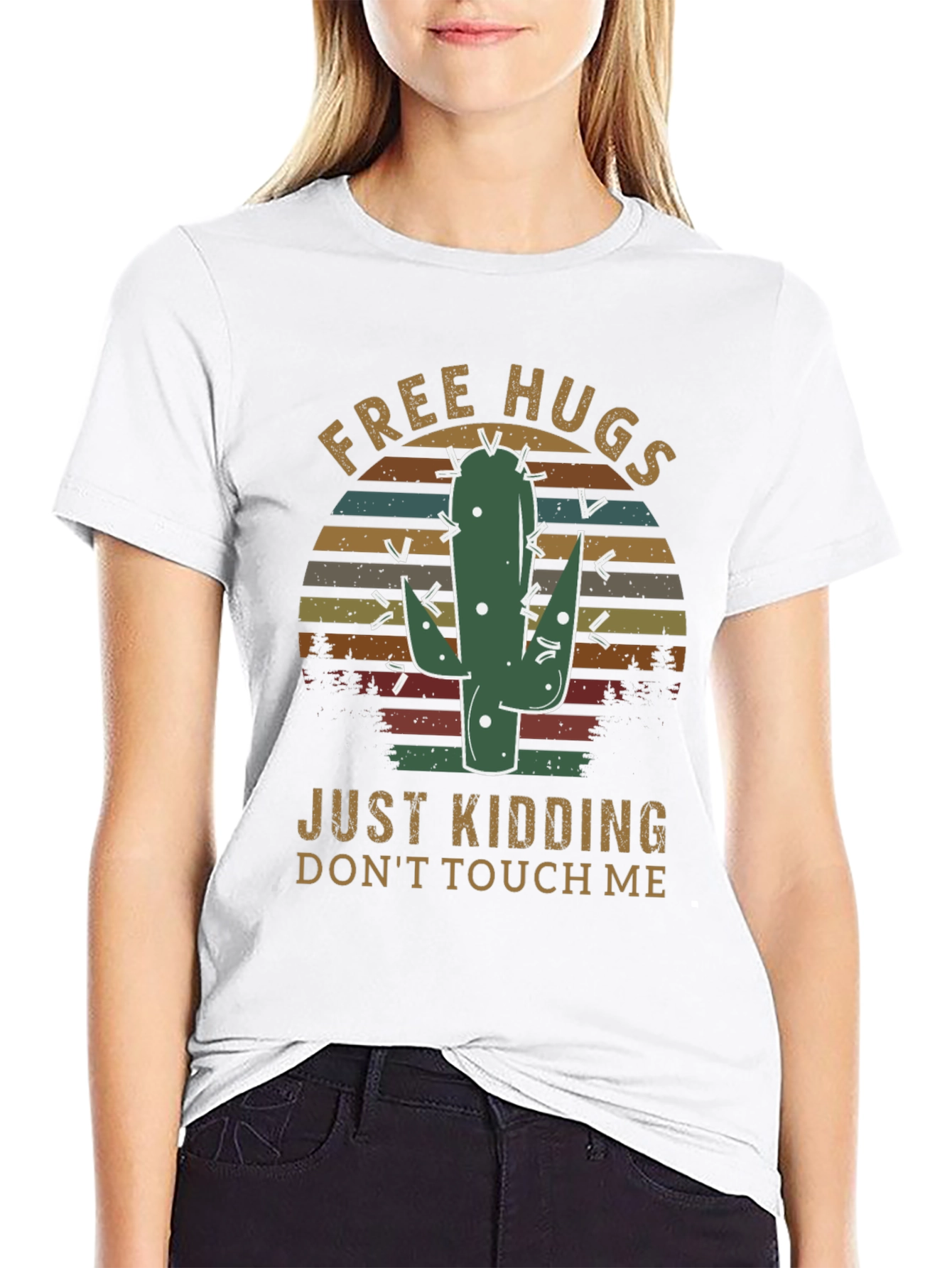 Free Hugs Cactus T-Shirt