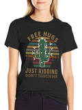 Free Hugs Cactus T-Shirt