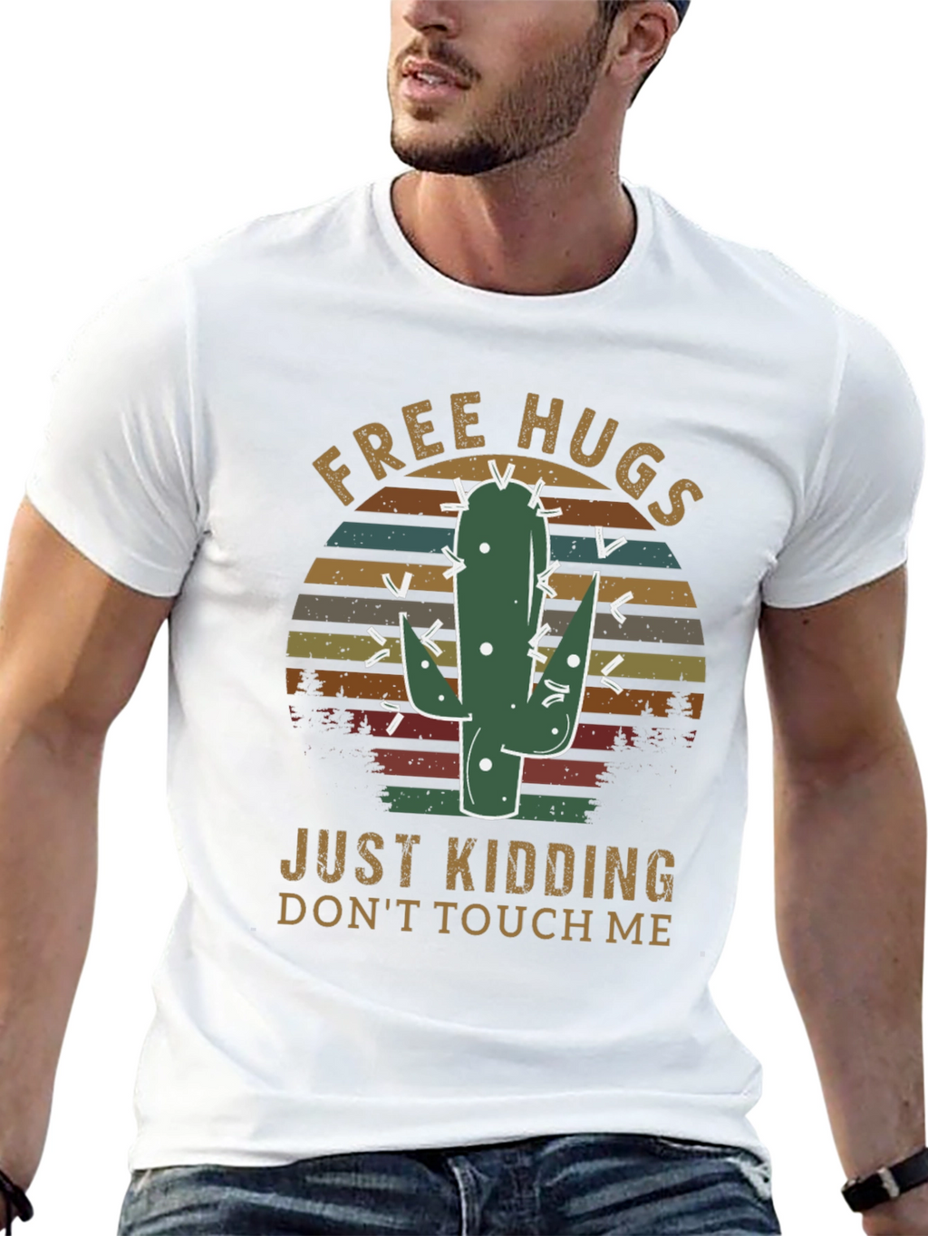 Free Hugs Cactus T-Shirt