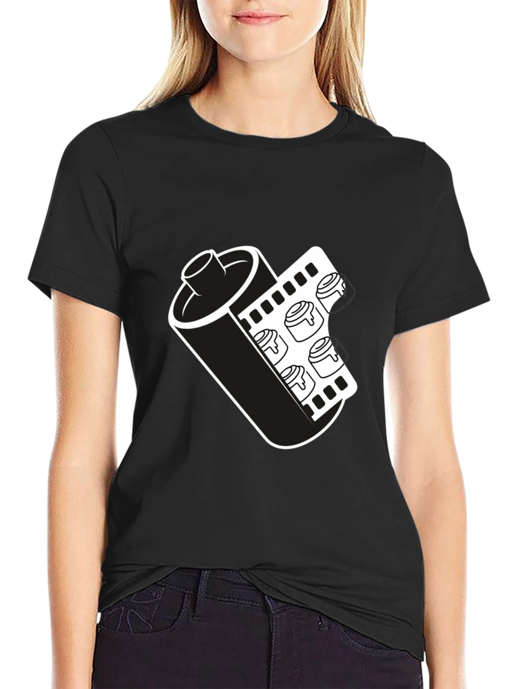 Retro Film Roll T-Shirt - Classic Photography Tee