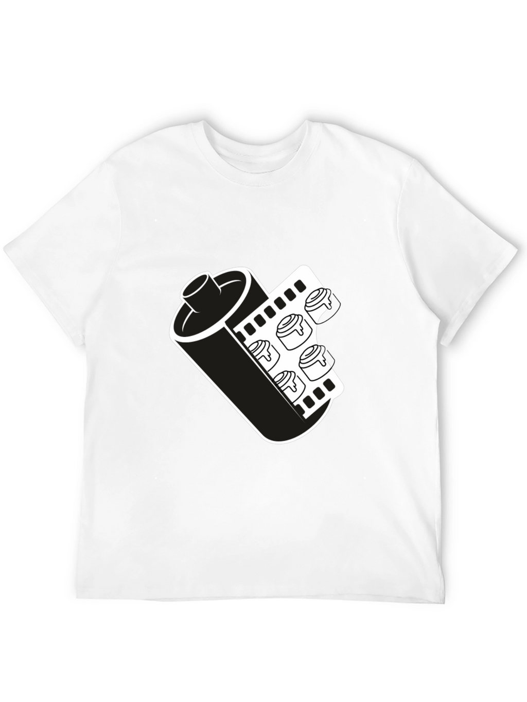 Retro Film Roll T-Shirt - Classic Photography Tee