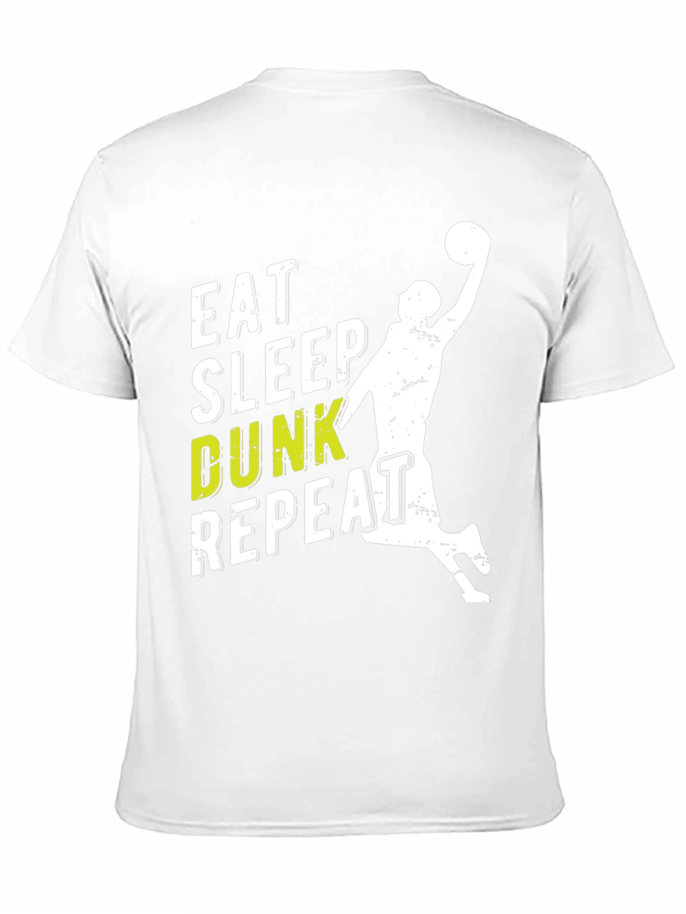 Eat Sleep Dunk Repeat Black Graphic Tee
