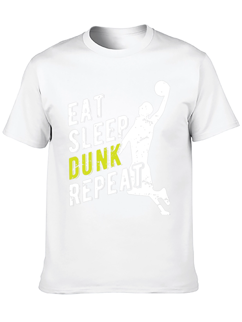 Eat Sleep Dunk Repeat Black Graphic Tee