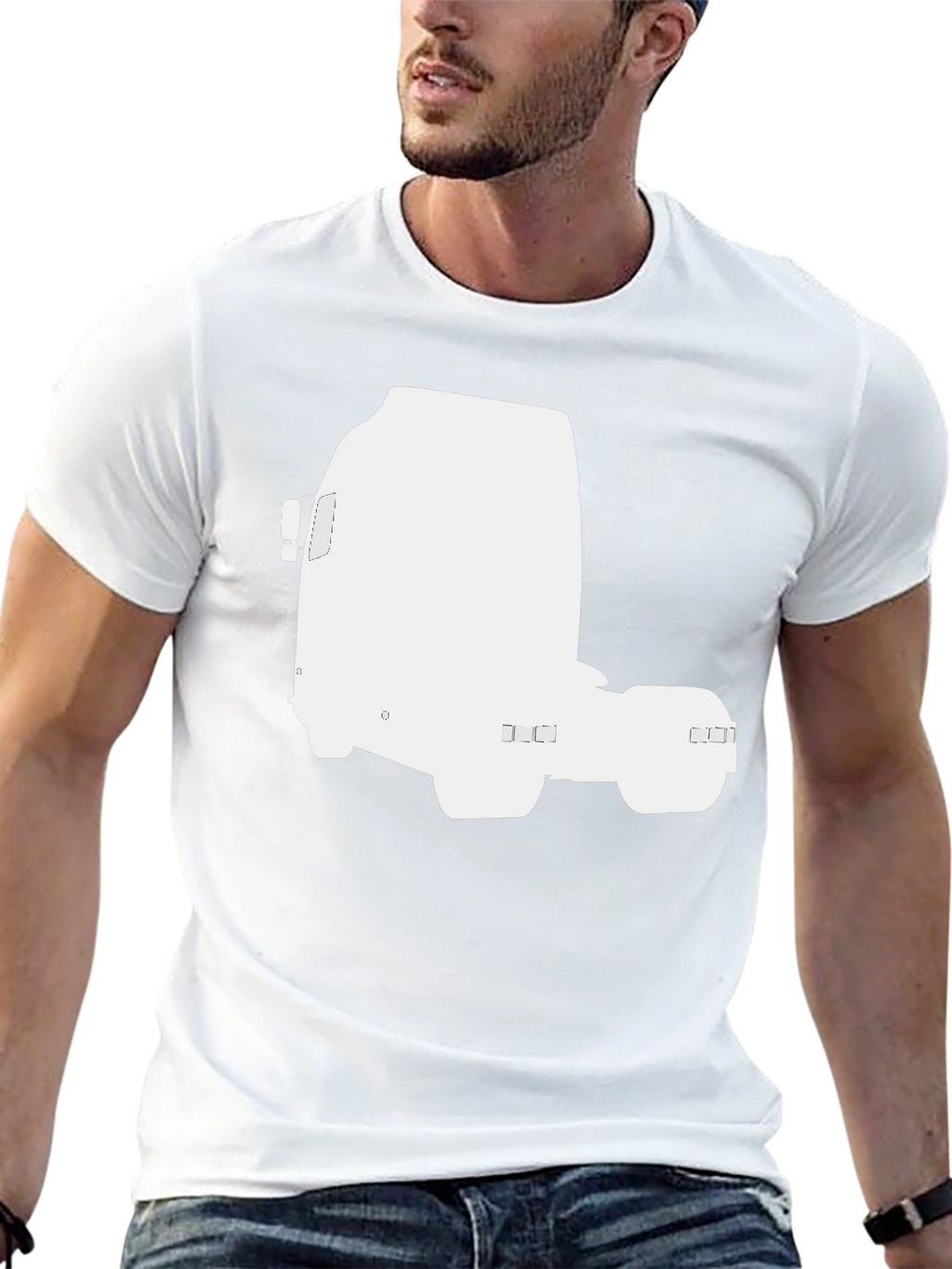 Truck Silhouette T-Shirt - Classic Black Tee