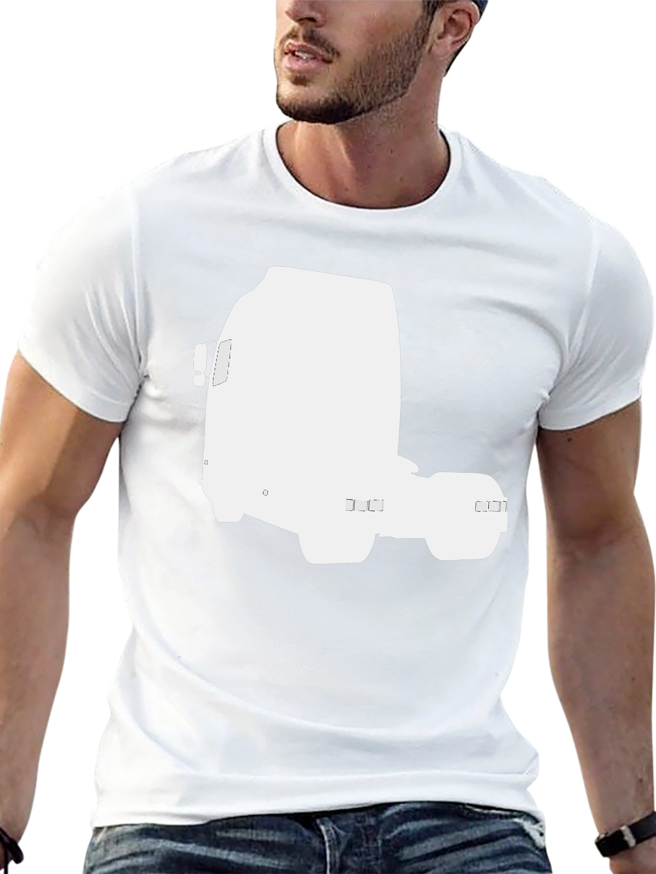 Truck Silhouette T-Shirt - Classic Black Tee