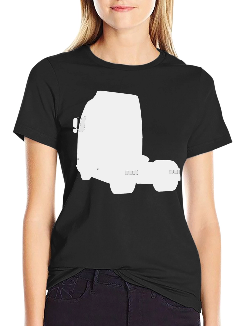 Truck Silhouette T-Shirt - Classic Black Tee