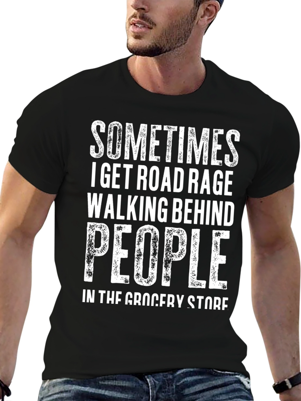 Road Rage Grocery Store T-Shirt