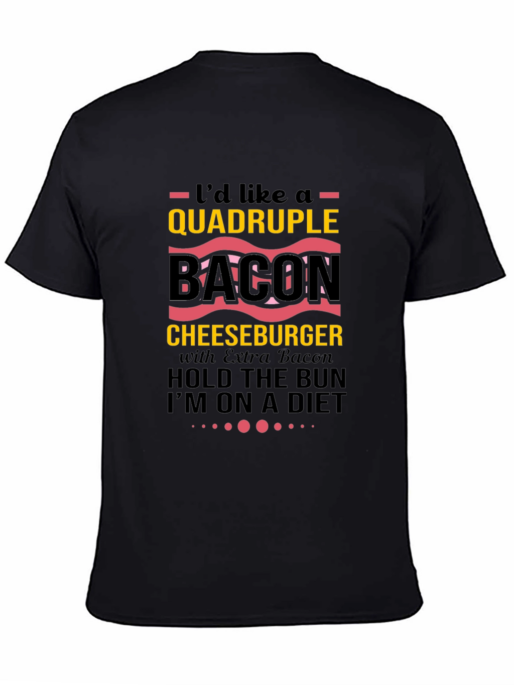 Quadruple Bacon Cheeseburger T-Shirt