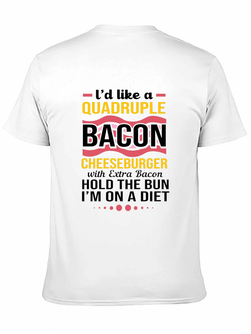 Quadruple Bacon Cheeseburger T-Shirt