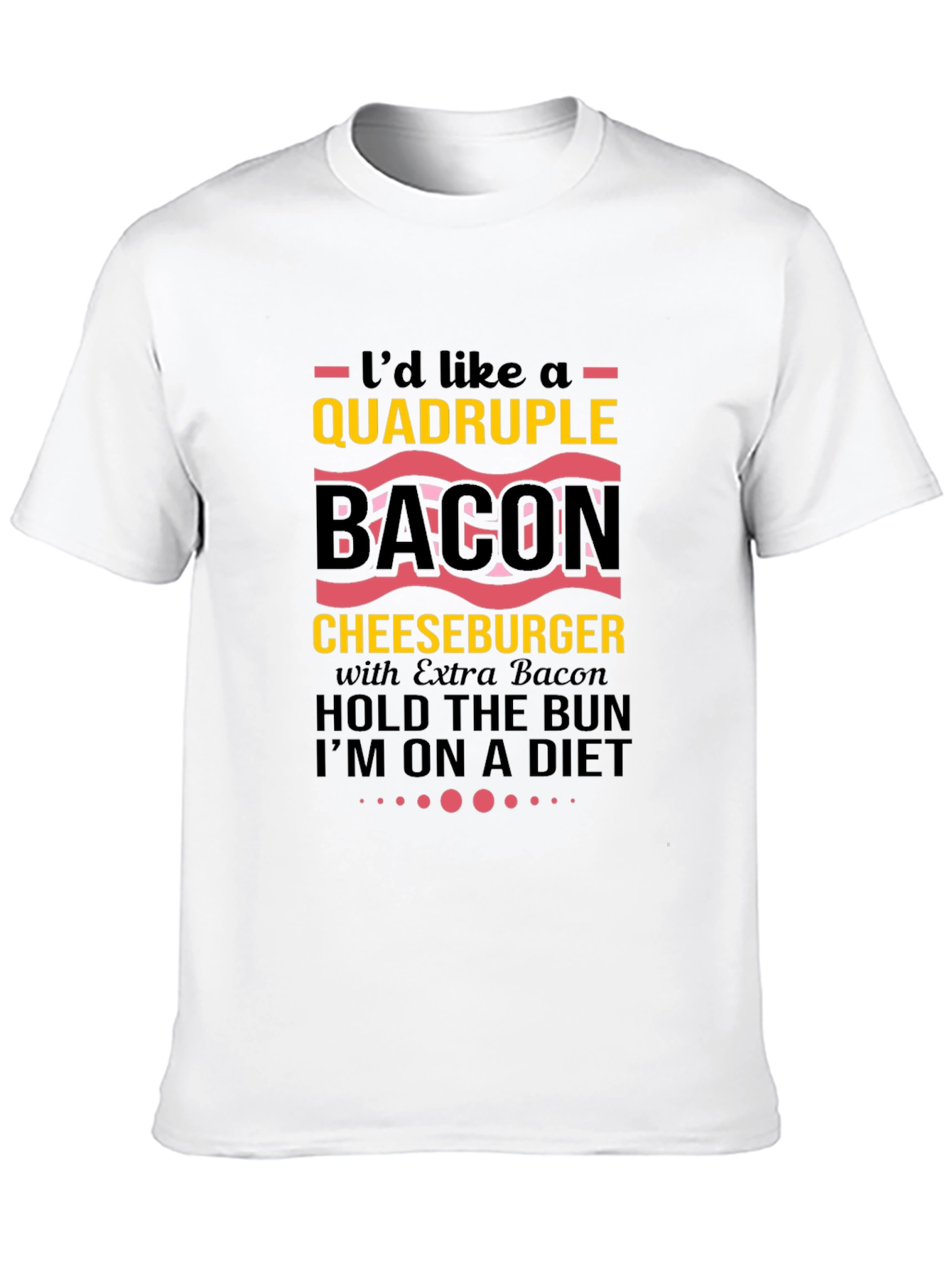 Quadruple Bacon Cheeseburger T-Shirt