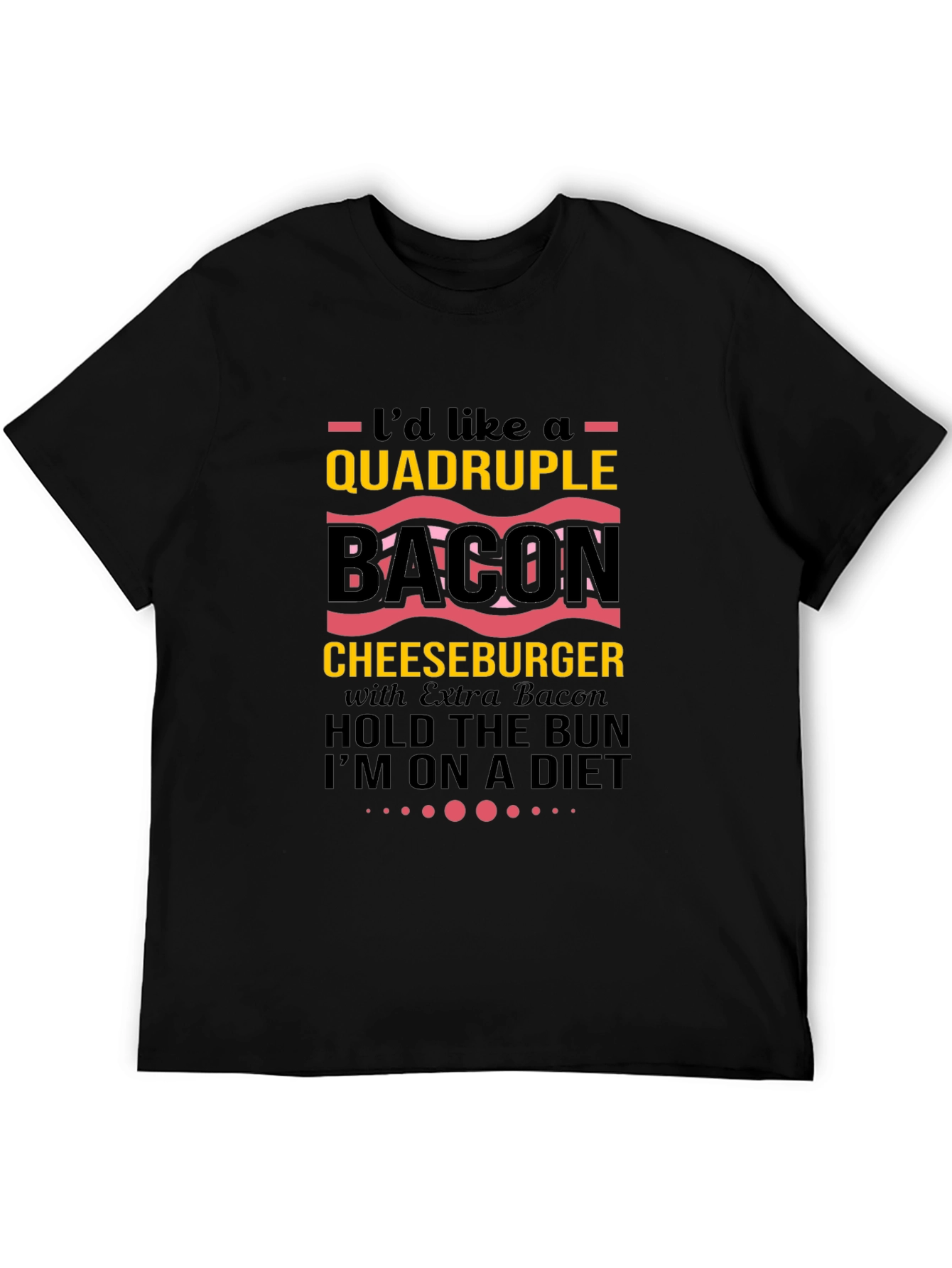 Quadruple Bacon Cheeseburger T-Shirt