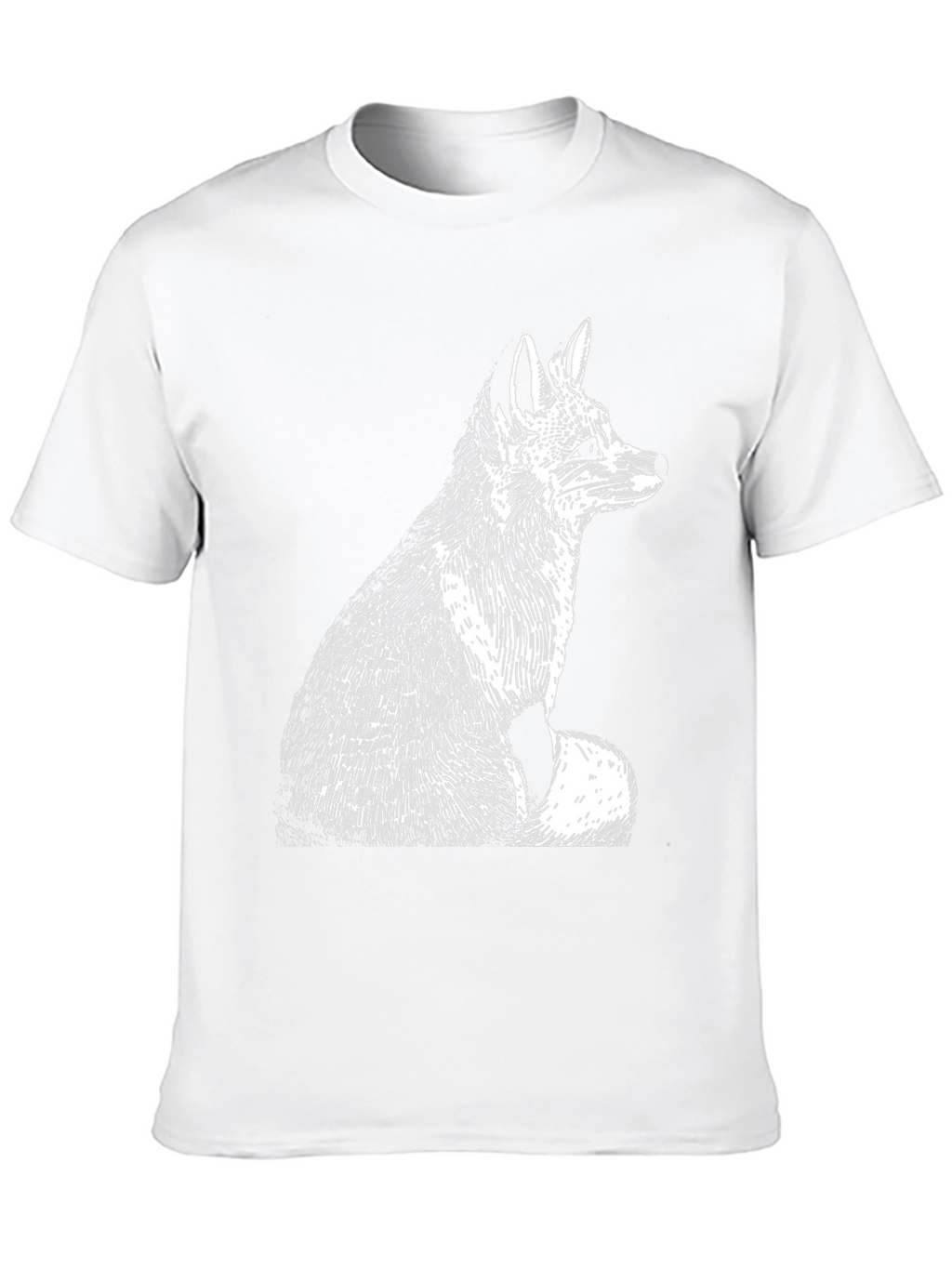 Fox Graphic Tee - Classic Black Cotton T-Shirt