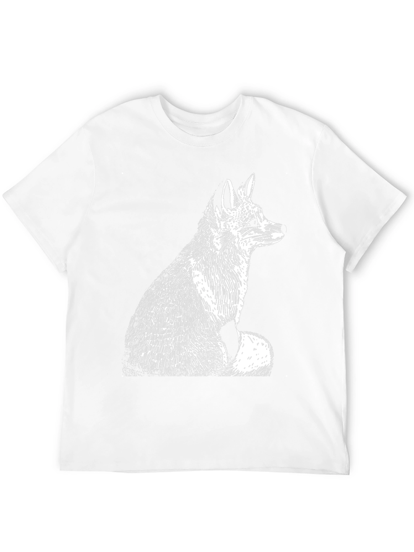 Fox Graphic Tee - Classic Black Cotton T-Shirt