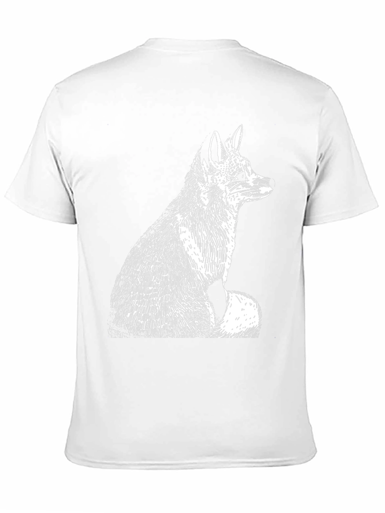 Fox Graphic Tee - Classic Black Cotton T-Shirt