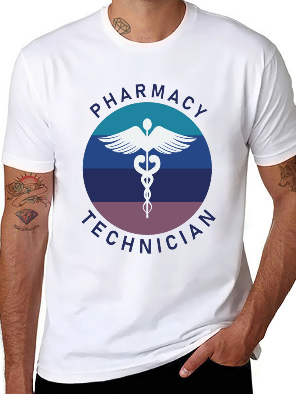 Pharmacy Technician Caduceus T-Shirt