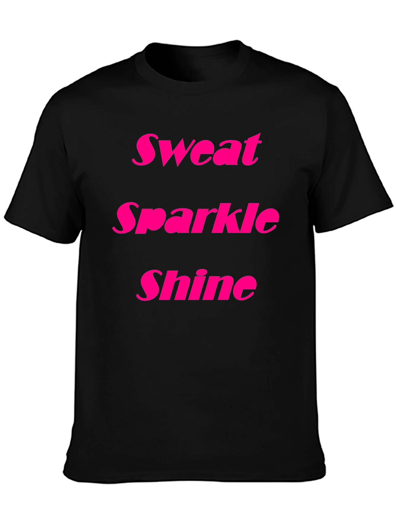 Sweat Sparkle Shine Black T-Shirt