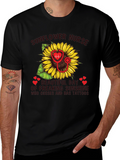 Sunflower Nurse T-Shirt - Tattooed Sunshine Gift