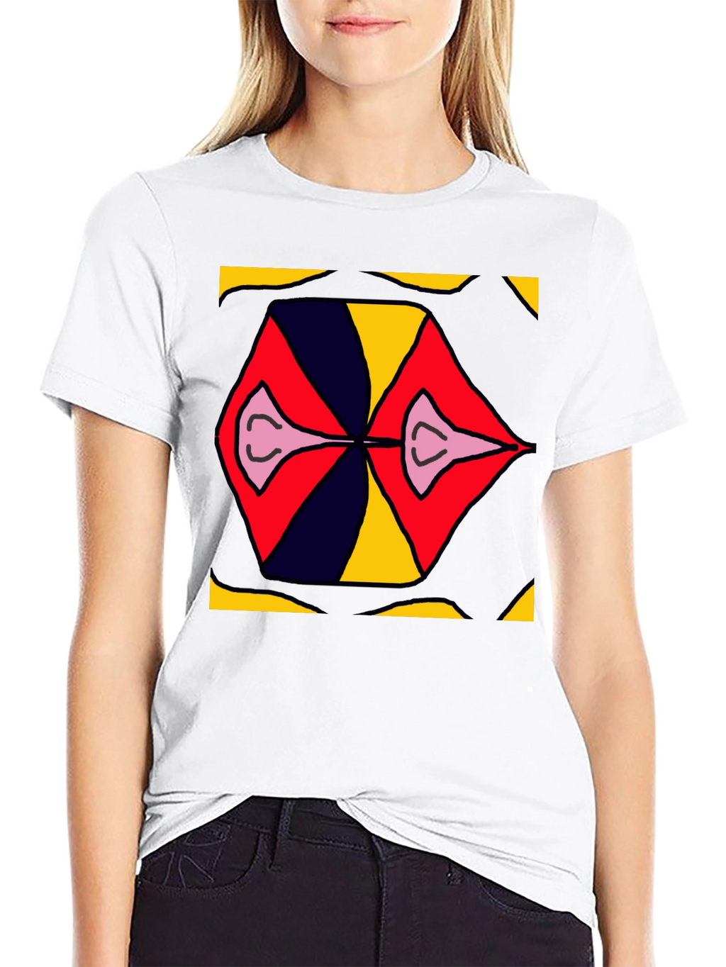 Abstract Graphic Print T-Shirt