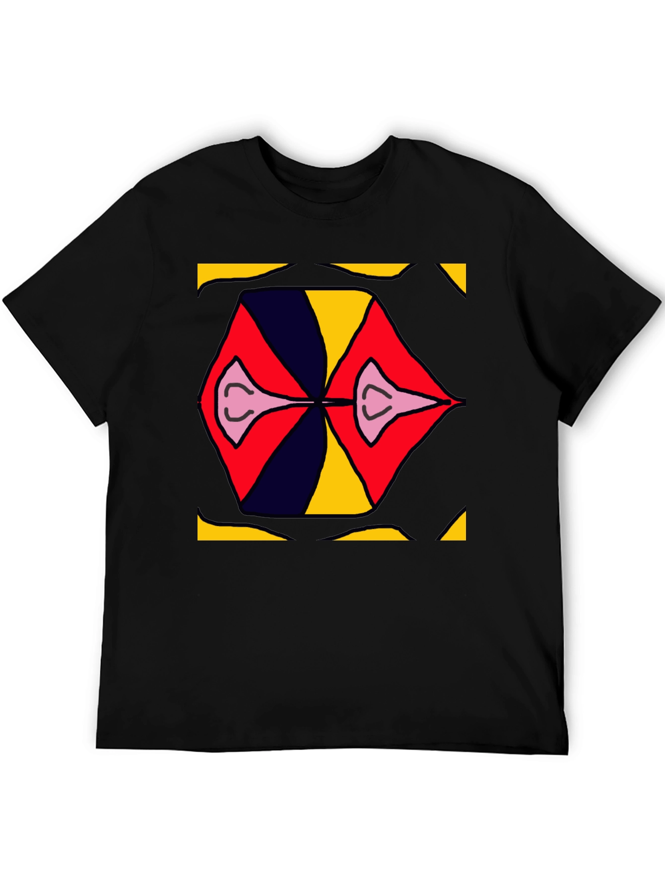 Abstract Graphic Print T-Shirt
