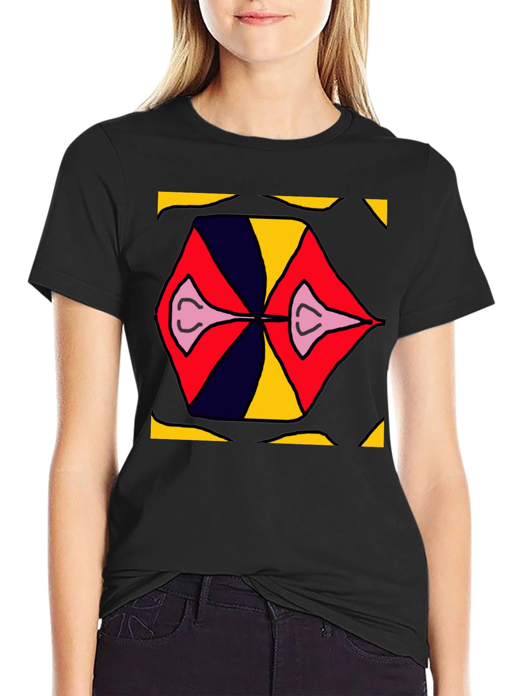 Abstract Graphic Print T-Shirt