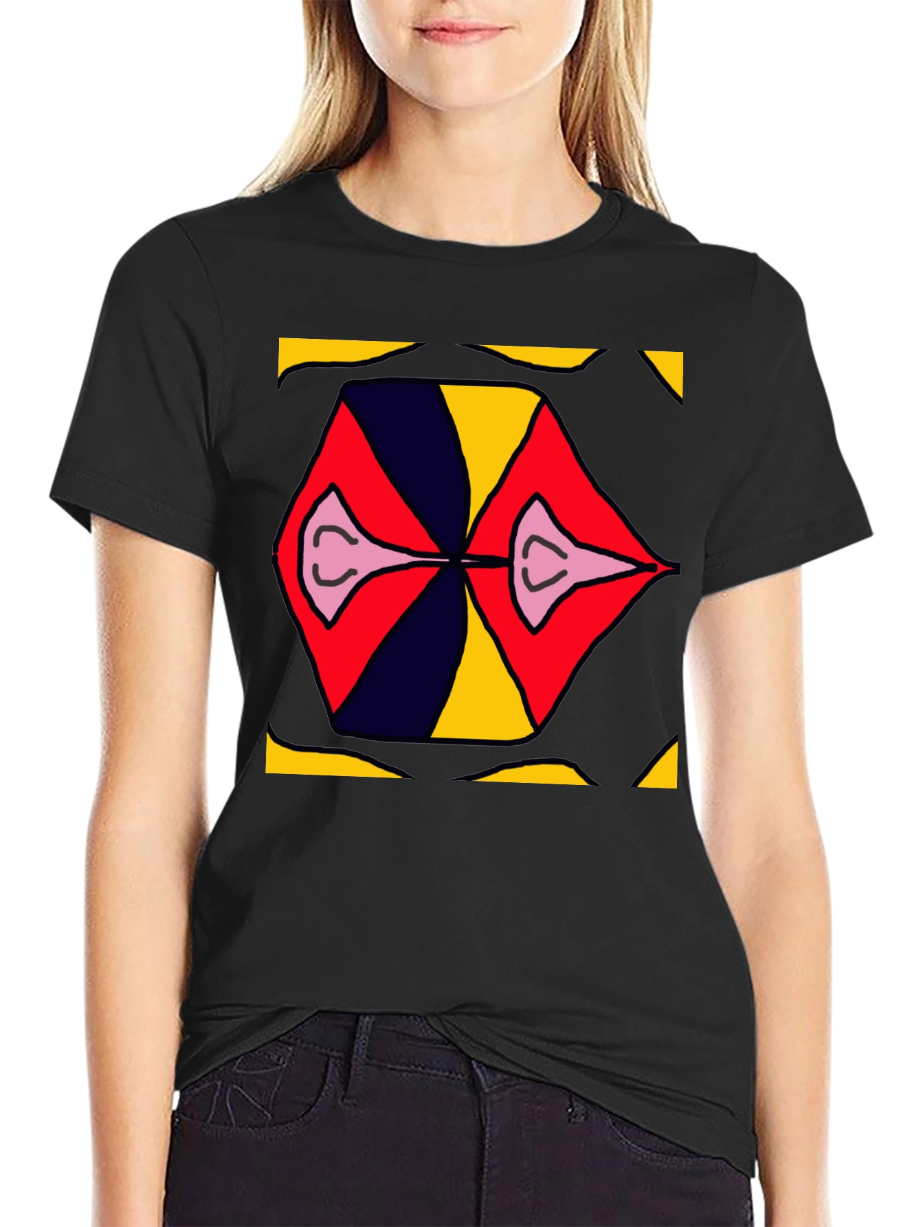 Abstract Graphic Print T-Shirt