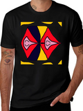 Abstract Graphic Print T-Shirt