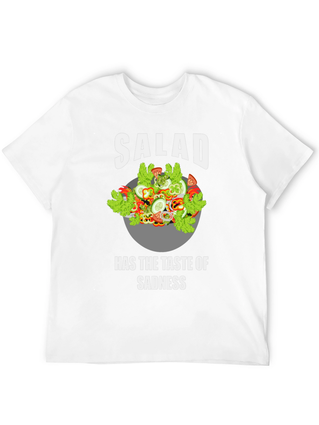 Salad Taste of Sadness Graphic T-Shirt - Funny Tee