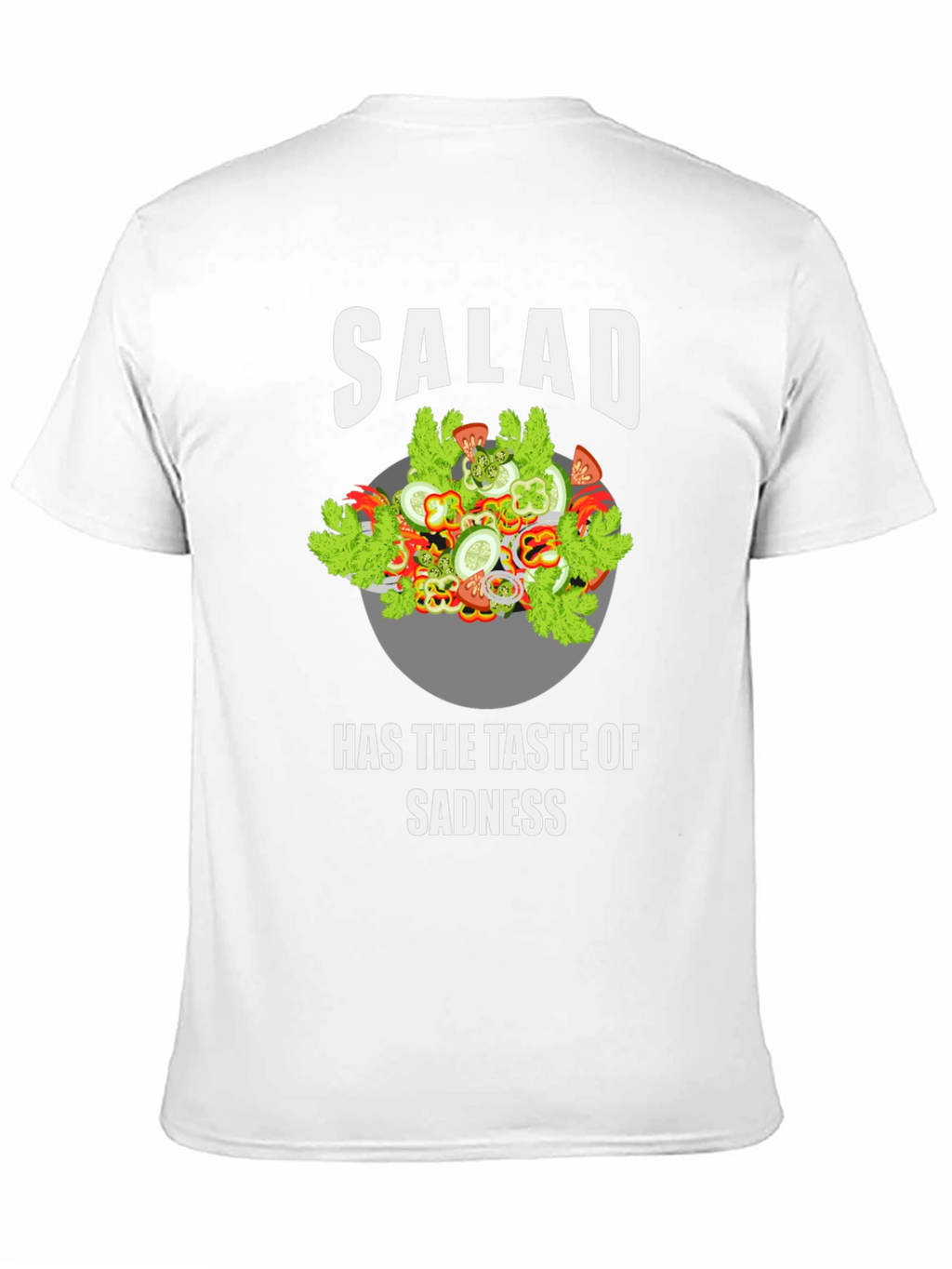 Salad Taste of Sadness Graphic T-Shirt - Funny Tee