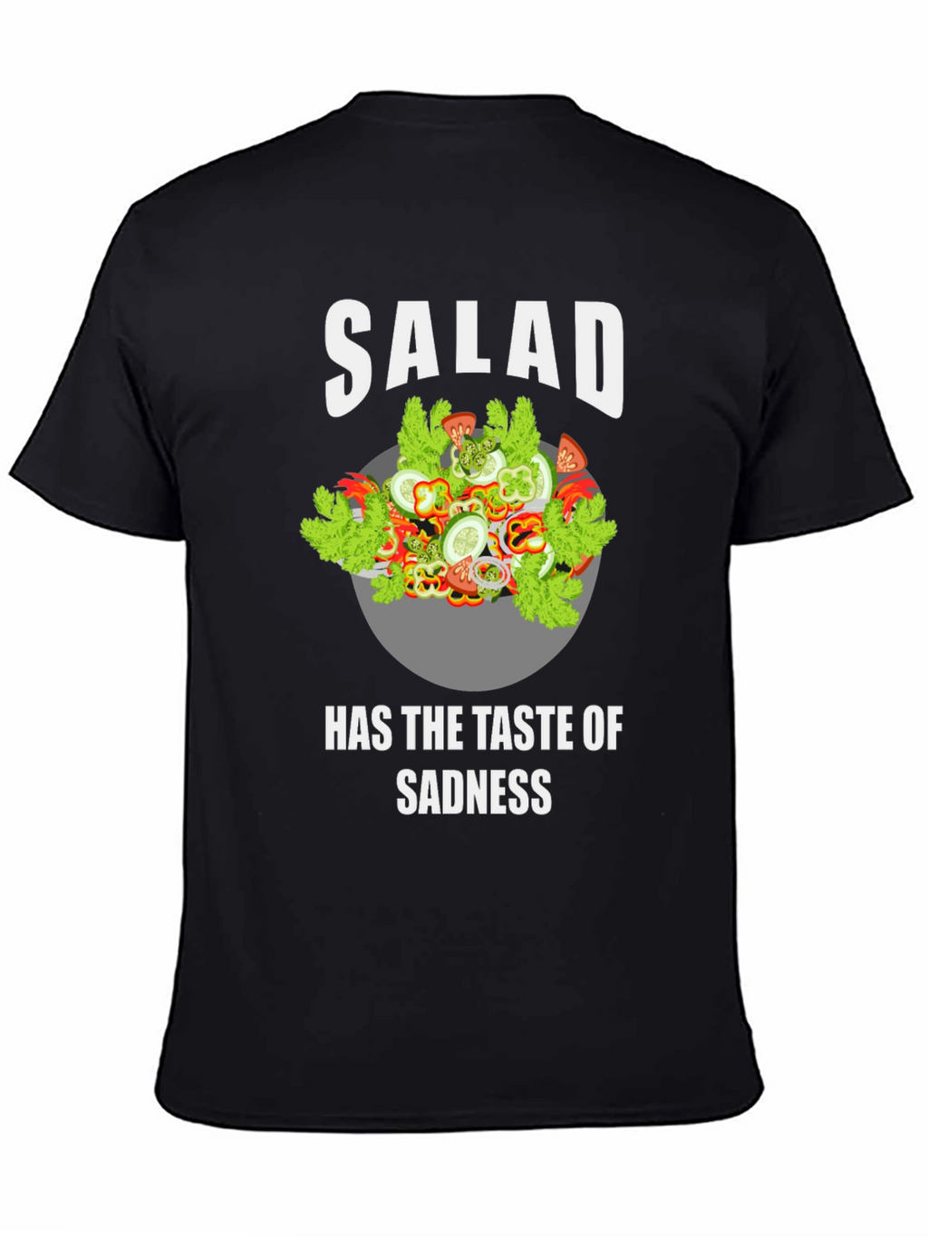 Salad Taste of Sadness Graphic T-Shirt - Funny Tee