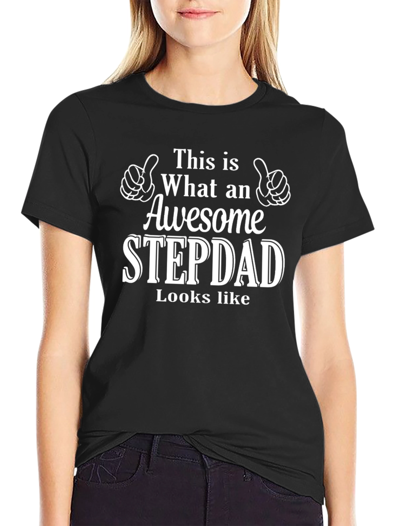 Awesome Stepdad T-Shirt - Fathers Day Gift Idea