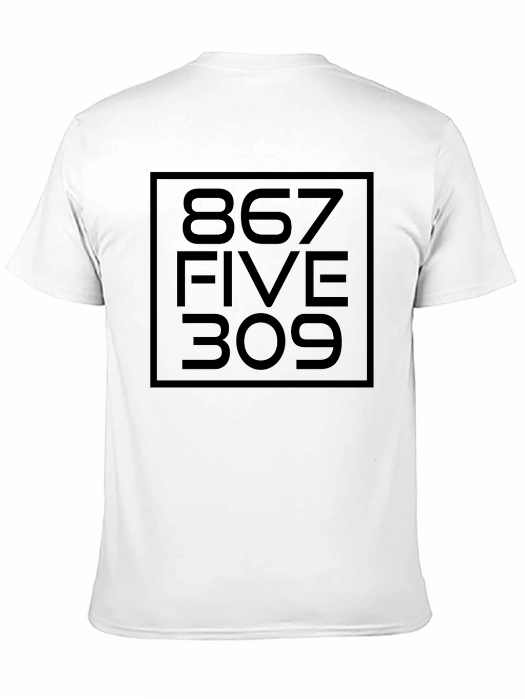867-5309 Jennys Number Black Graphic Tee