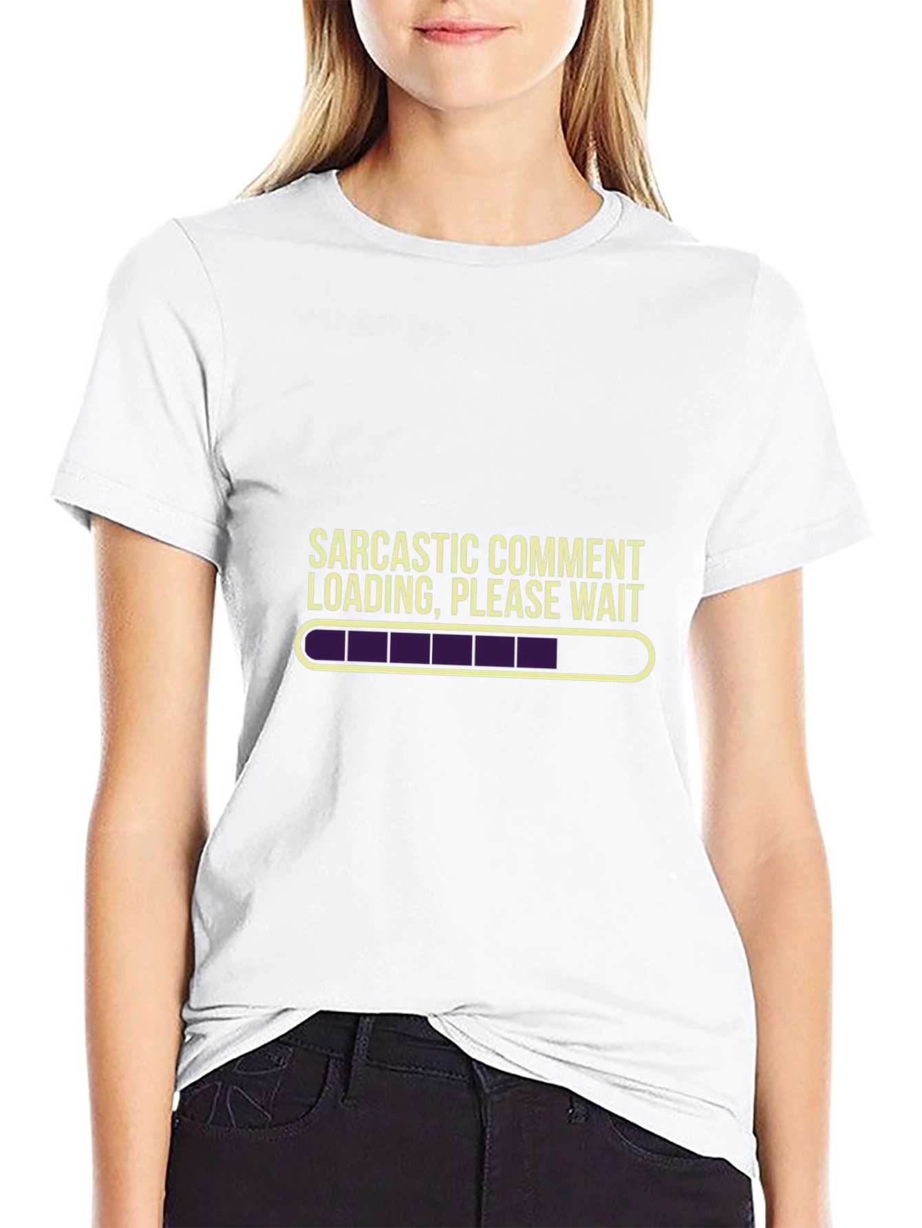 Sarcastic Comment Loading T-Shirt - Funny Sarcasm Tee